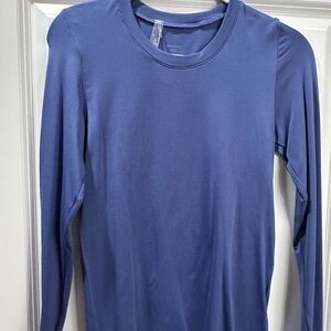 Aritzia Seamless Blue Top